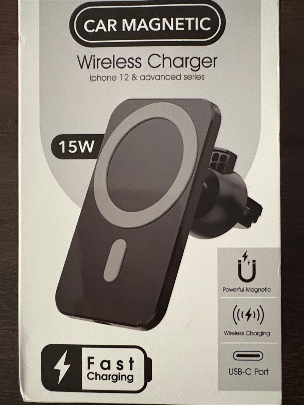 Charger Car Magnetic Wireless fast charging pad new in box